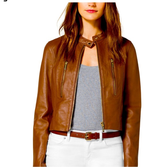 Michael Kors Jackets & Blazers - Michael Kors Leather Jacket
